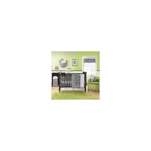 Bananafish Taylor 3 Piece Crib Bedding Set, Black, Cotton