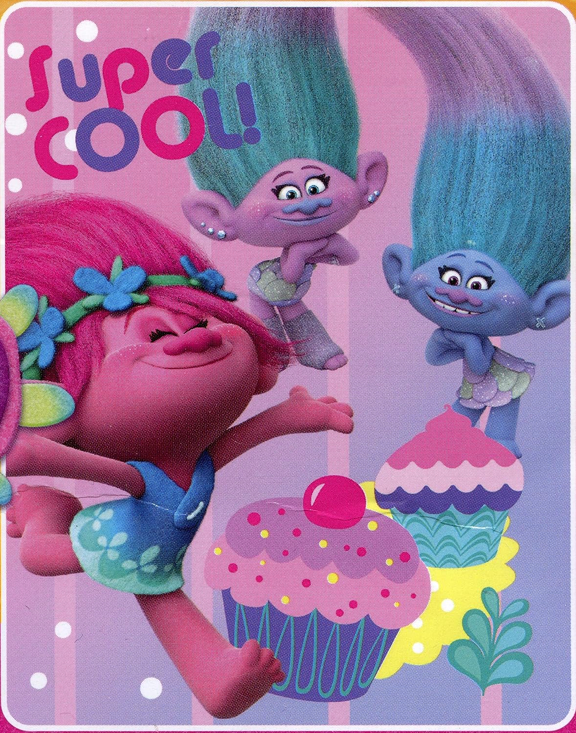 Northwest DreamWorks Trolls Fleece Throw Blanket - Soft, Warm and Comfortable