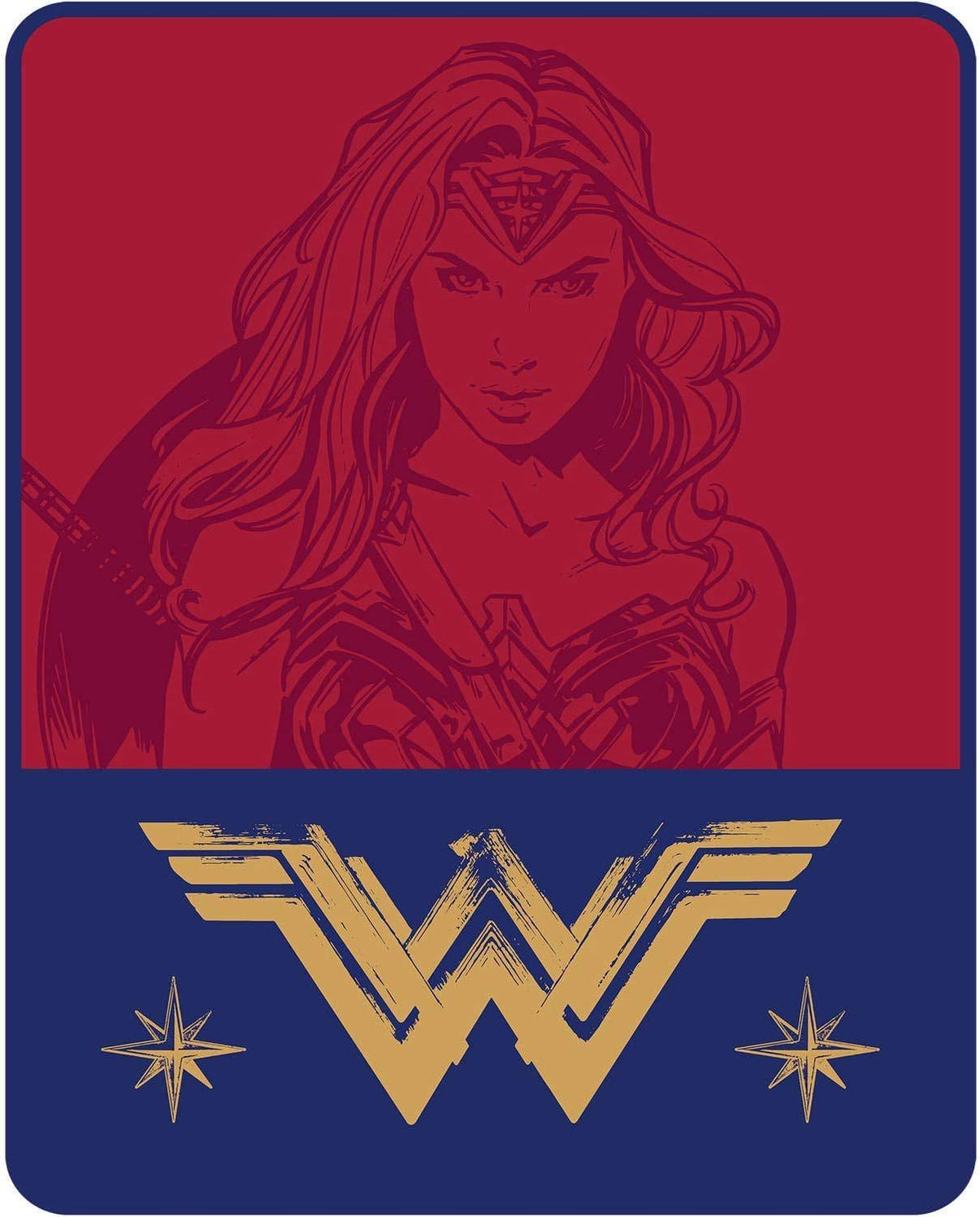 DC Comics Wonder Woman 'Lady of Hope' Silky Soft Throw Blanket - 40" x 50"