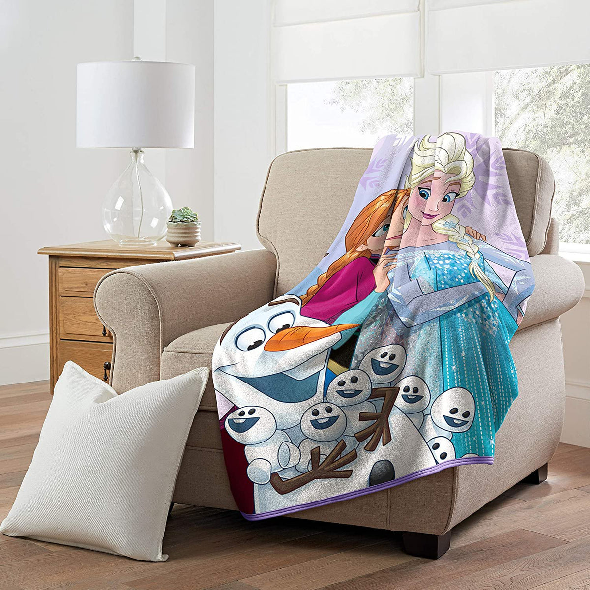 Disney Frozen Micro Raschel - Throw Blanket