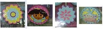 Dora, Boots, Daisies Shower Curtain Hooks