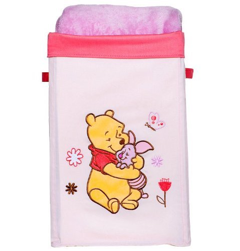Winnie the Pooh Collapsible Canvas Storage Bin - Pink