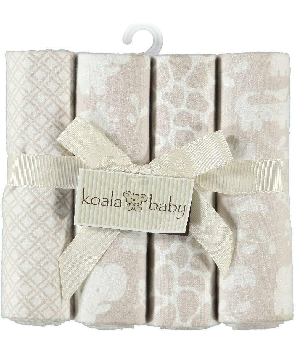 Koala Baby 4-Pack Receiving Blanket - Safari Theme