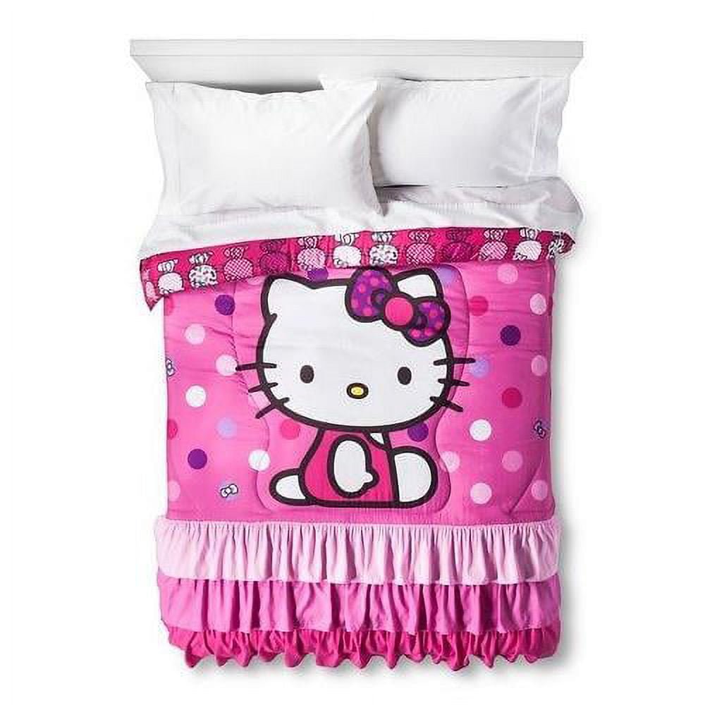 Hello Kitty Ruffle Full Size Comforter