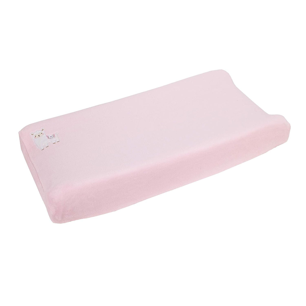 NoJo Sweet Llama and Butterflies Pink Changing Pad Cover