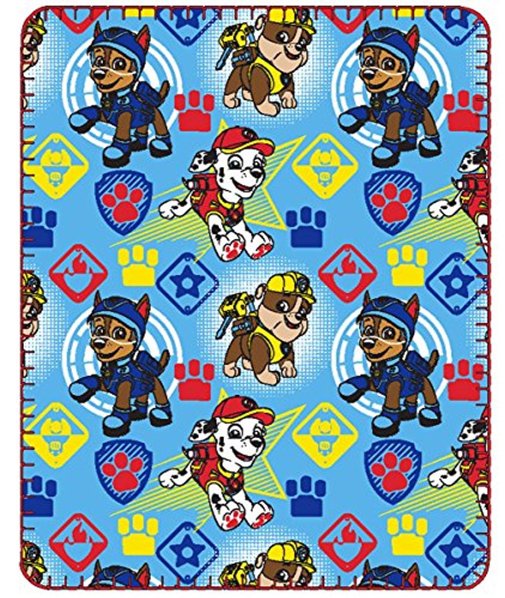 Nickelodeon Paw Patrol Fleece Throw Blanket 40 x 50 inches