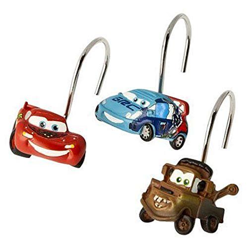 Disney/Pixar Cars Resin Shower Curtain Hooks