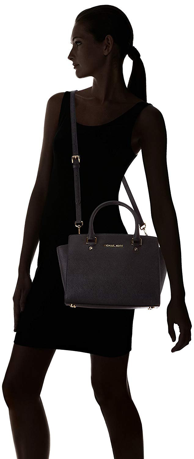 MICHAEL Michael Kors Women's Selma Medium TZ Satchel