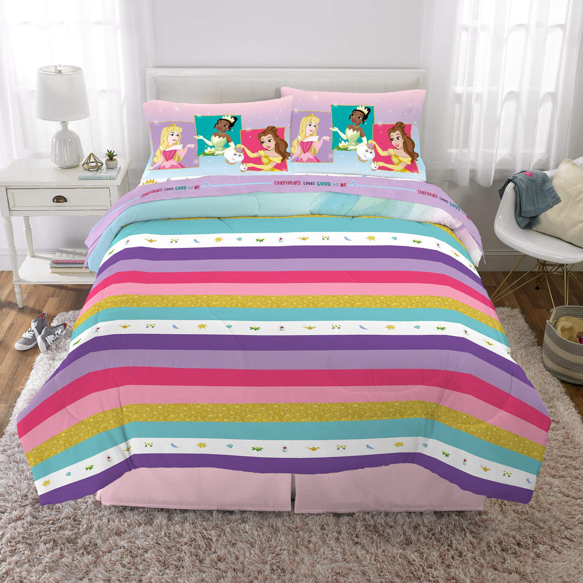 Disney Princess Ariel Full Size Comforter & Sheets, 5 Piece Set