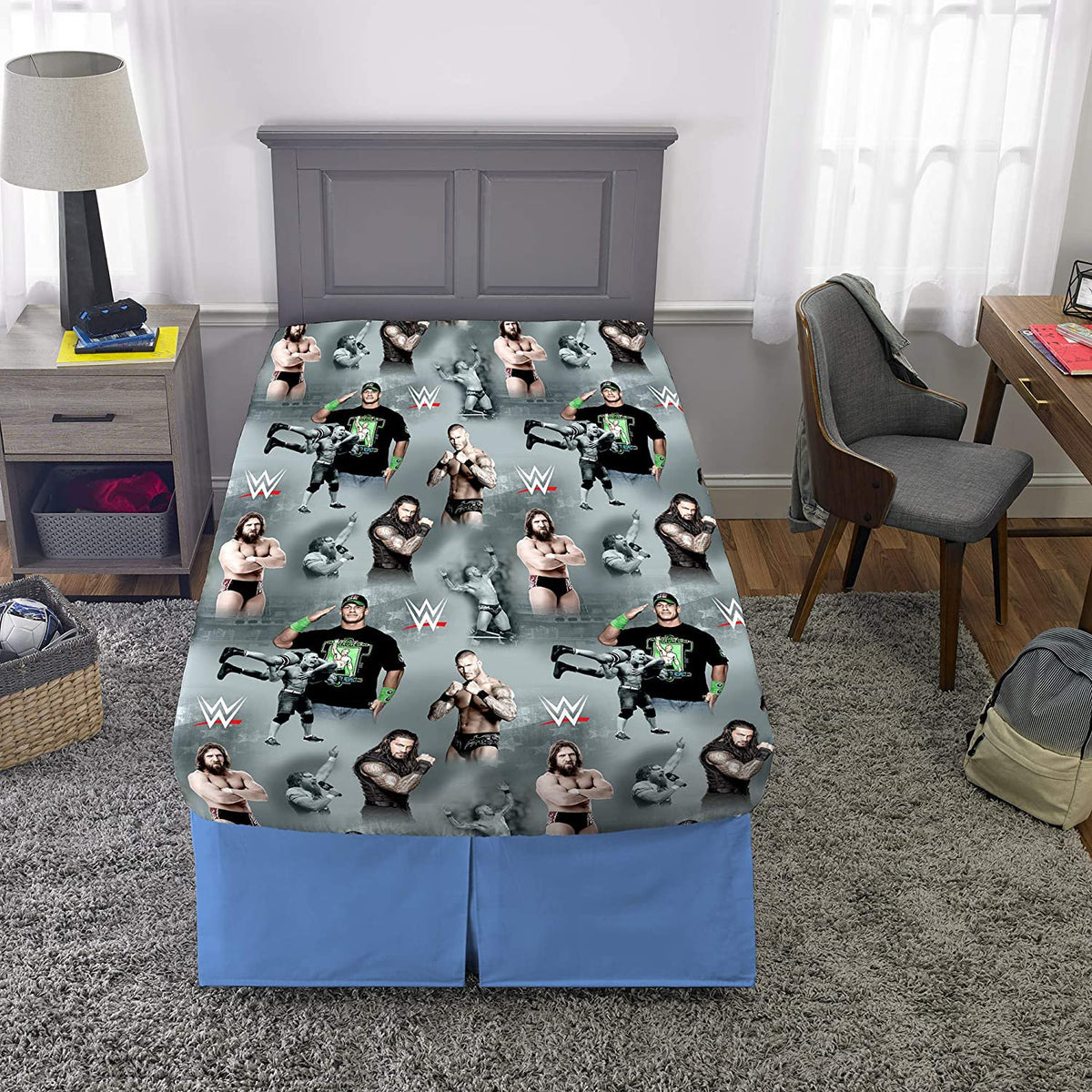Franco Kids WWE Industrial Strength Twin Sheet Set