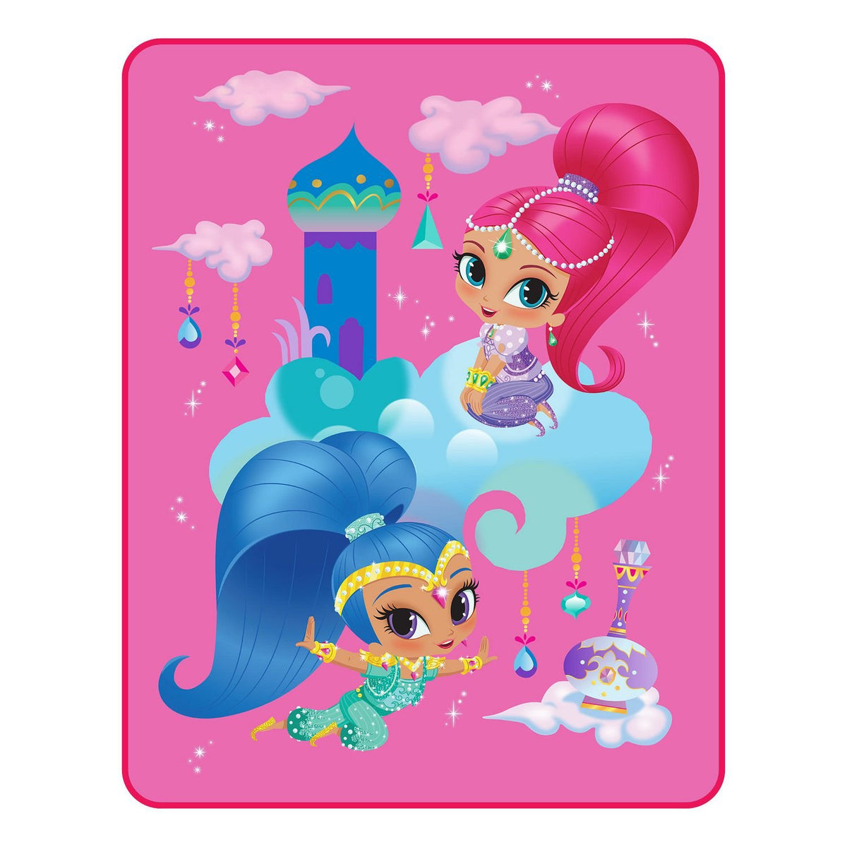 Nickelodeon Shimer & Shine Plush Throw Blanket - Shimmer Shimmer Devine