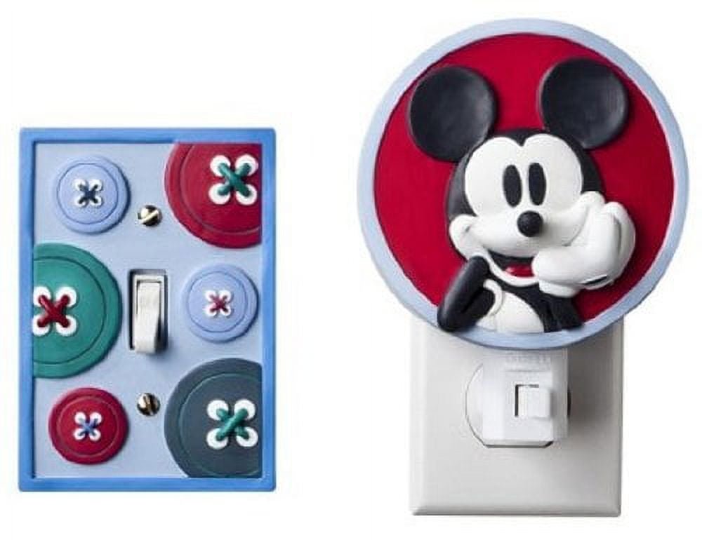 Disney Mod Mickey Mouse Night Light & Switchplate Cover