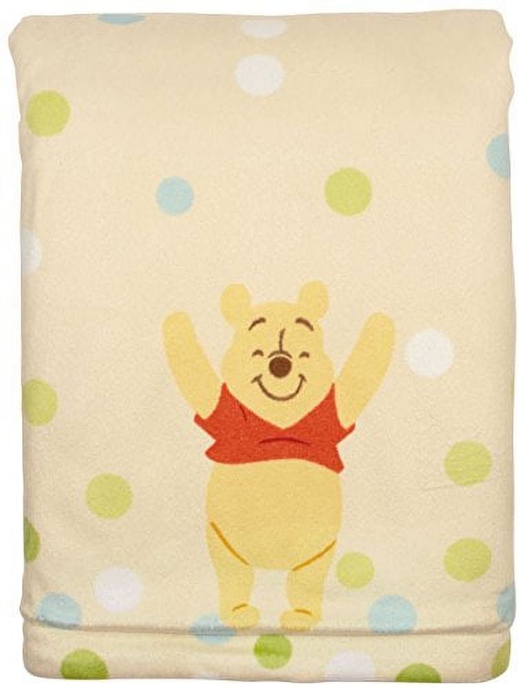 Winnie The Pooh Printed Velboa Baby Blanket