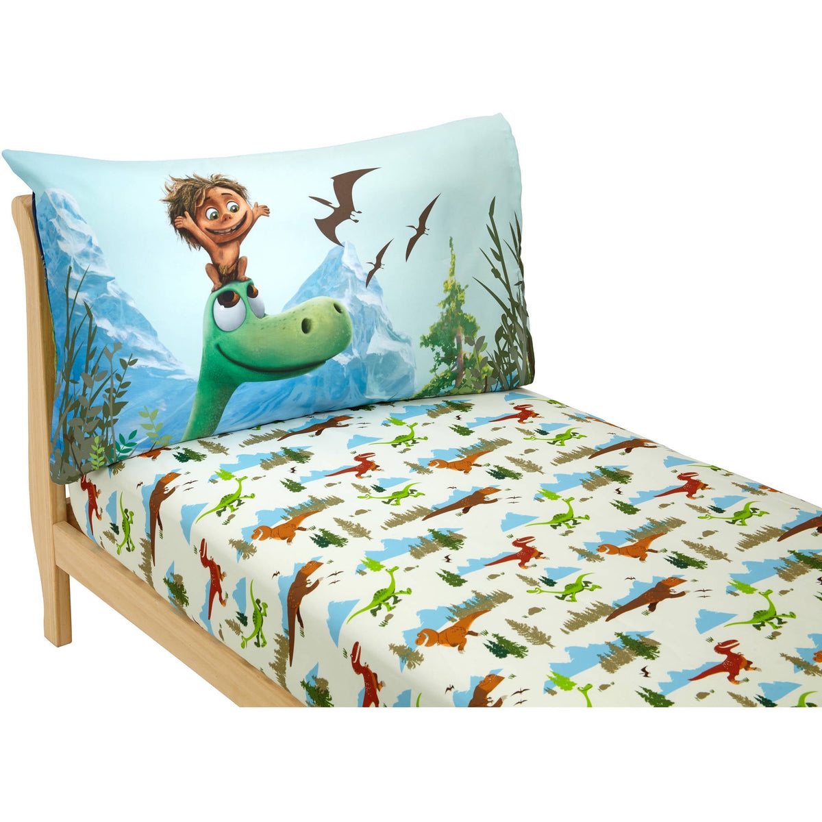 Disney - Disney Good Dino 2pk Toddler Sheet Set