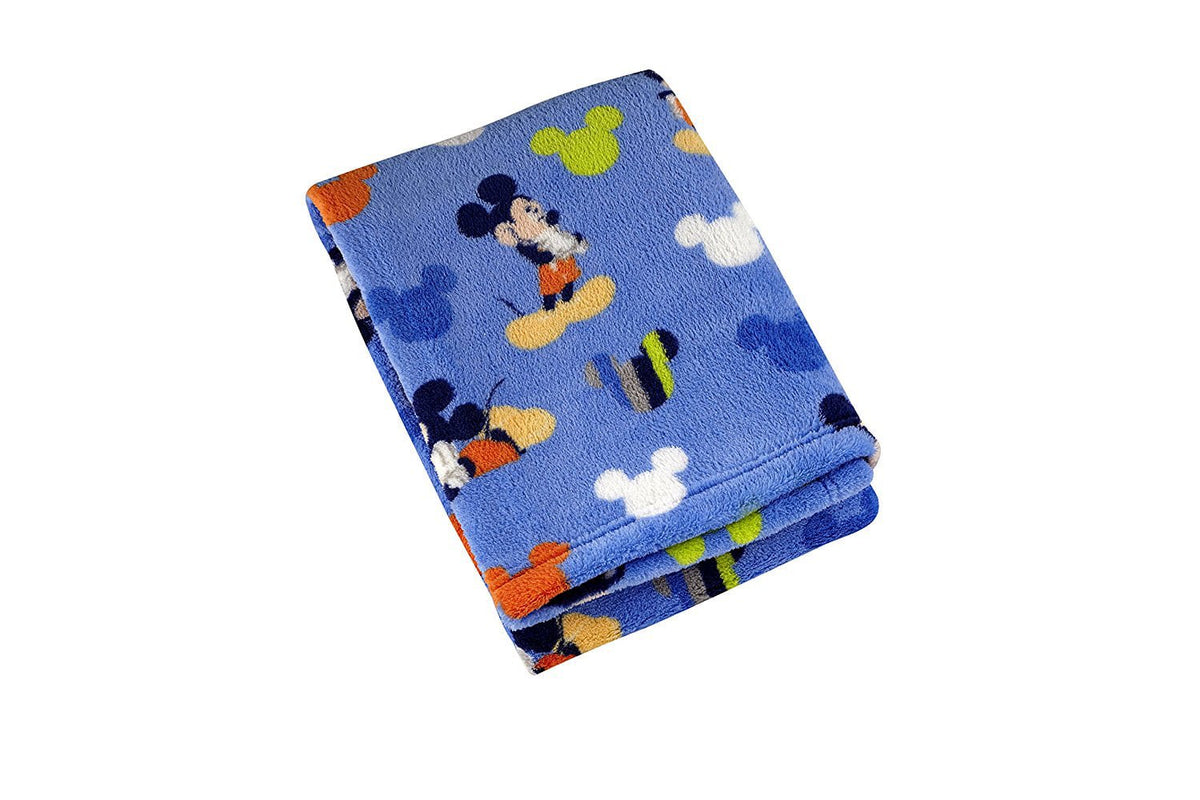Disney Mickey Printed Coral Fleece Blanket, Go Mickey
