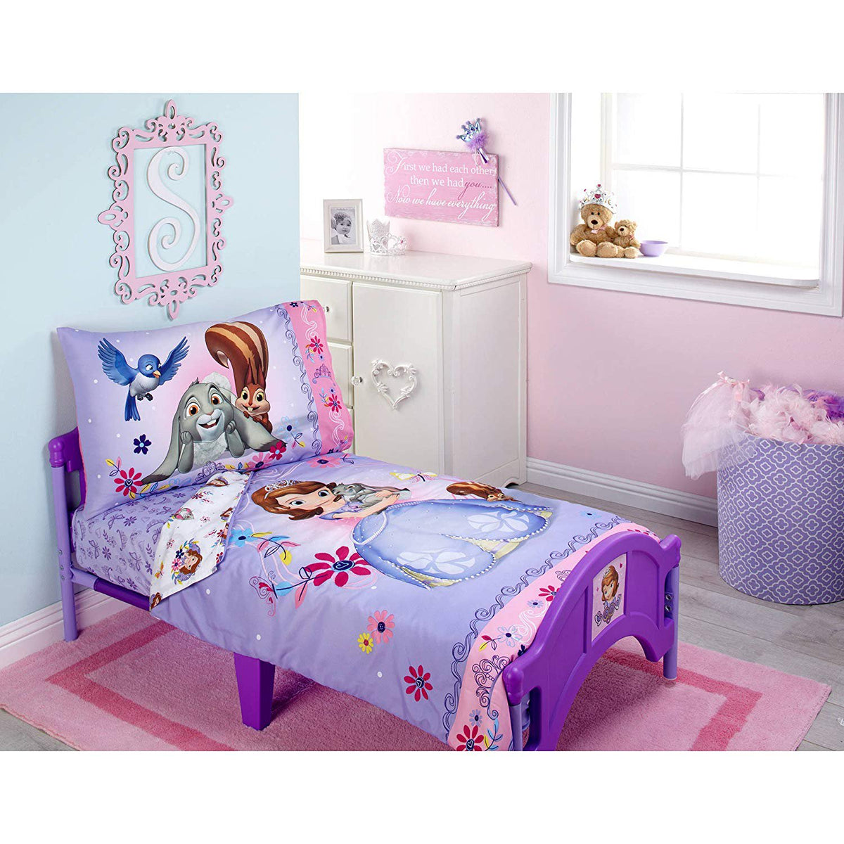 Sofia Friends are Magic 4-Piece Toddler Bedding Set
