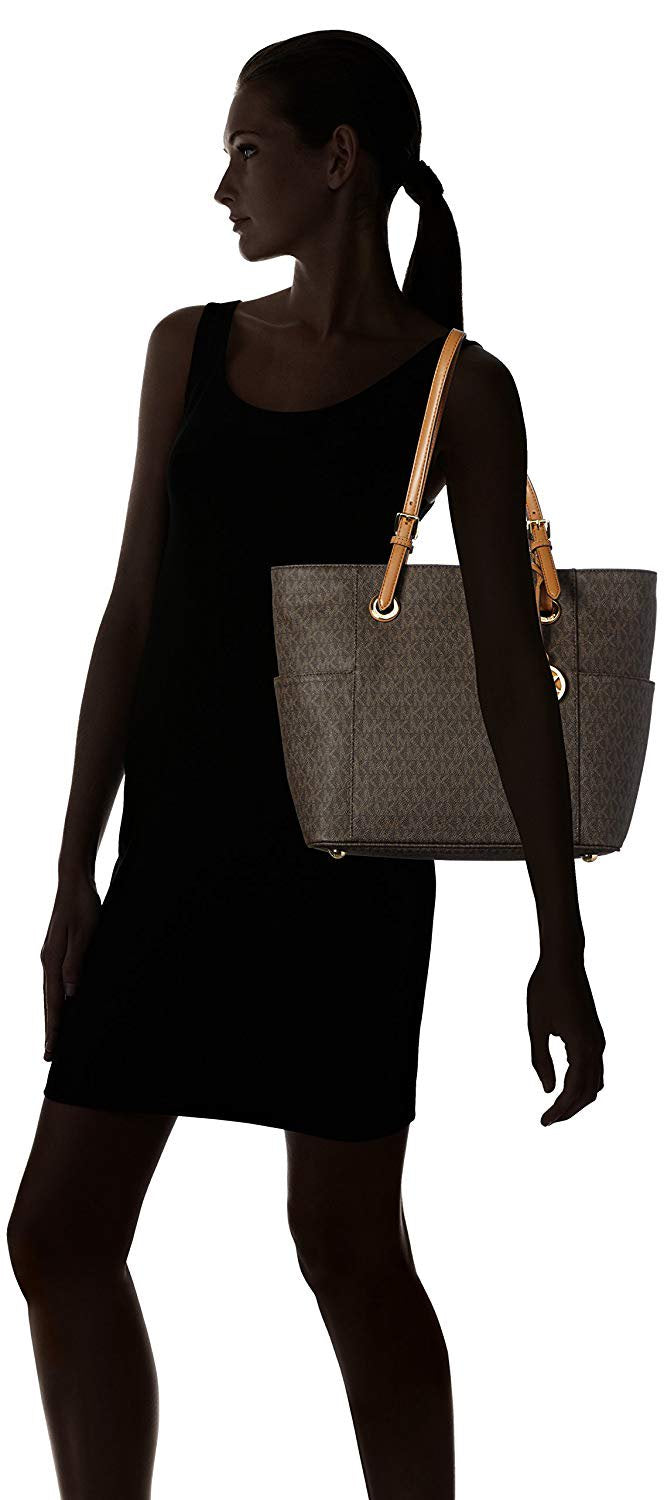 Michael Kors Women's Jet Set Travel Small Logo Tote Bag
