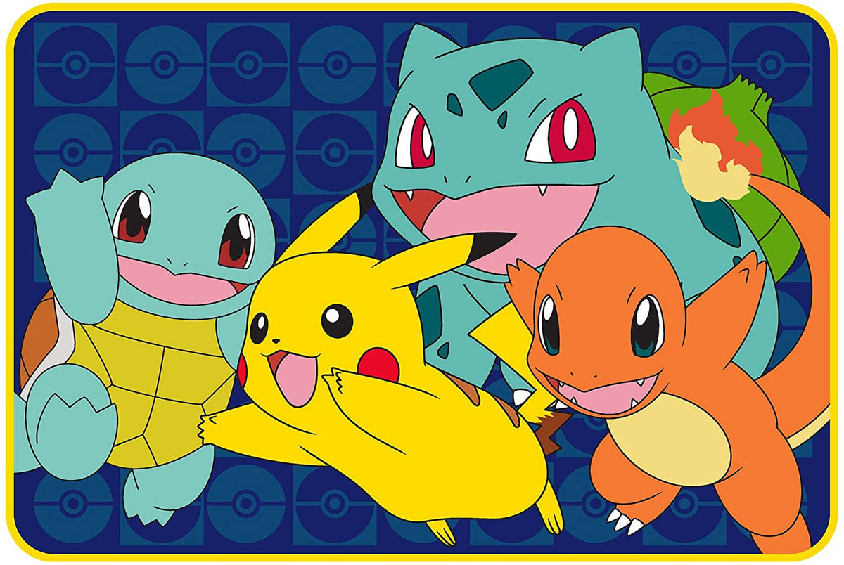 Franco MFG Pokémon I Choose You Foam Bath Rug - Pikachu, Bulbasaur, Charmender and Squirtle!