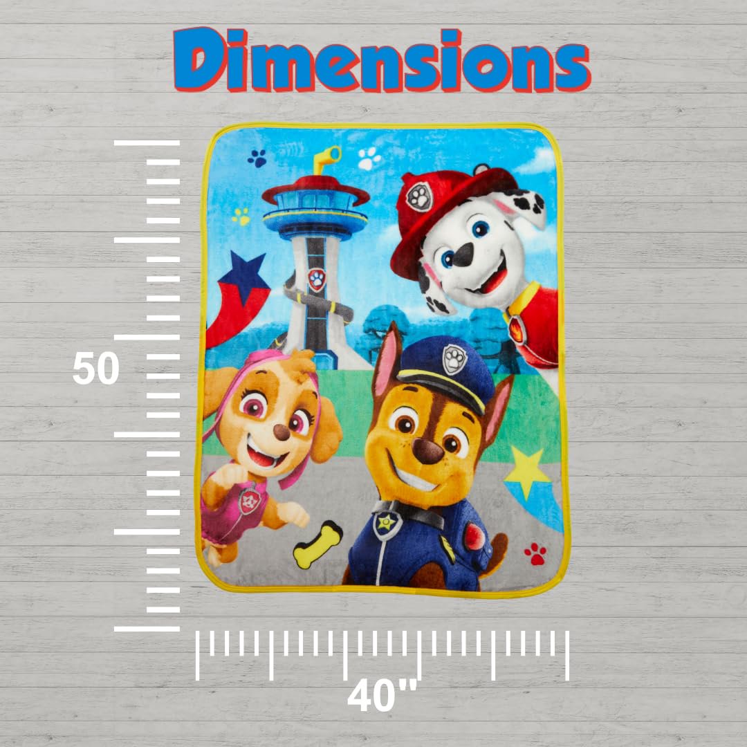 Franco Paw Patrol Kids Silk Touch Throw Blanket, 40 in x 50 in