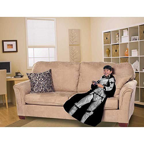 Star Wars, Fleet Commander Youth Comfy Throw Blanket with Sleeves, 48" x 48"