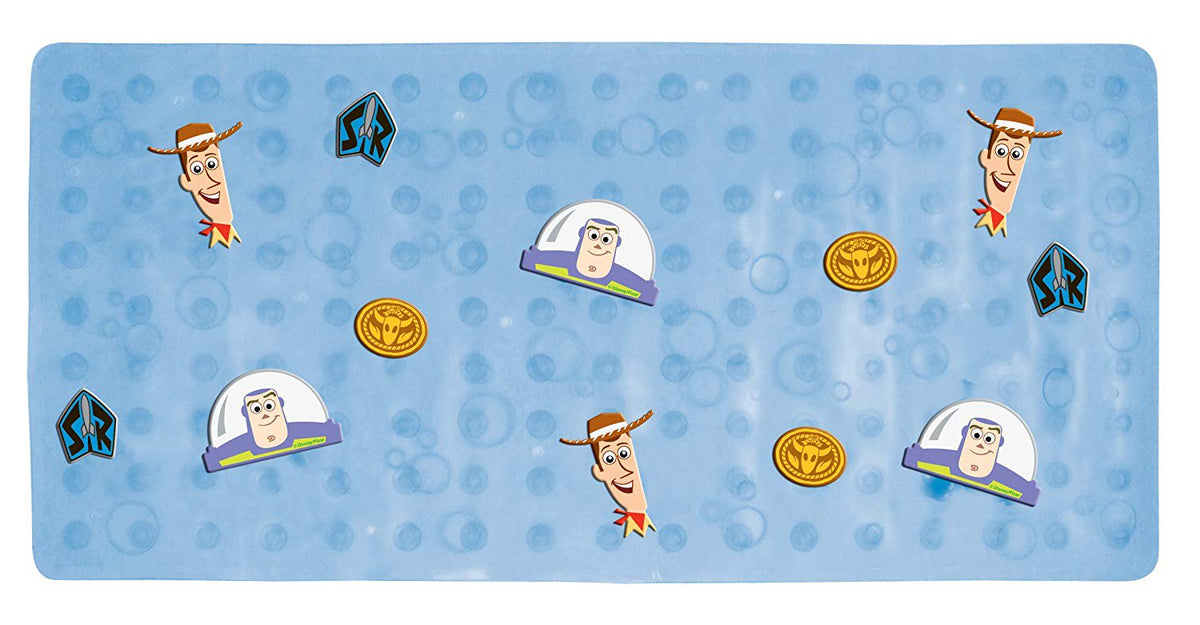 Disney Pixar Toy Story 3 Bath Mat, Blue (Discontinued by Manufacturer)