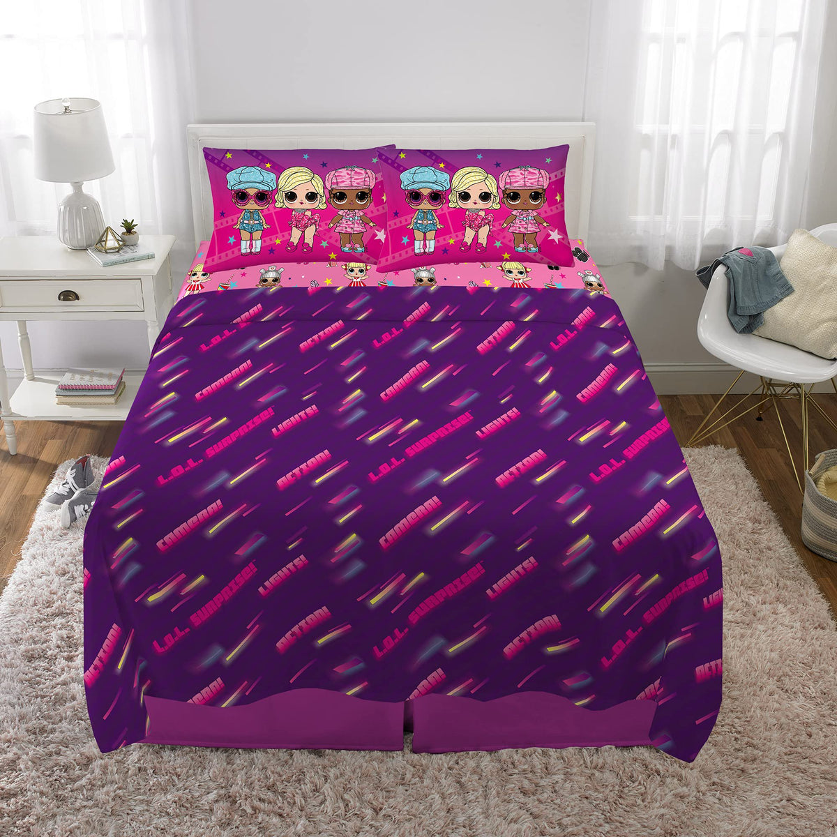 Franco Kids Bedding LOL Surprise Full Size Sheet Set