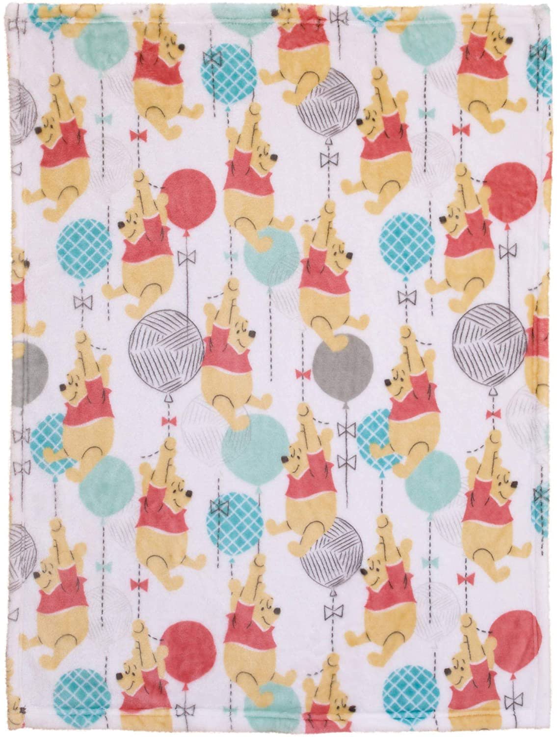Disney Winnie The Pooh Best Friends Plush Baby Blanket