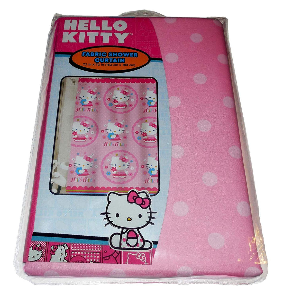 Hello Kitty Fabric Shower Curtain By Sanrio
