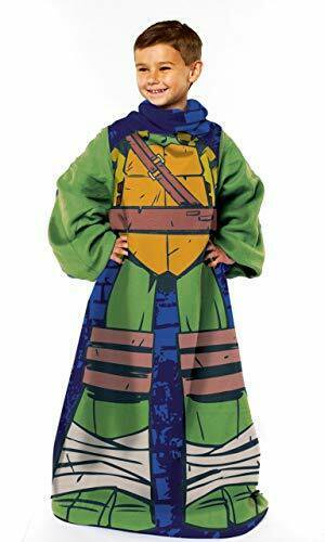 Teenage Mutant Ninja Turtles, "Being Leo" Youth Comfy Throw Blanket with Sleeves