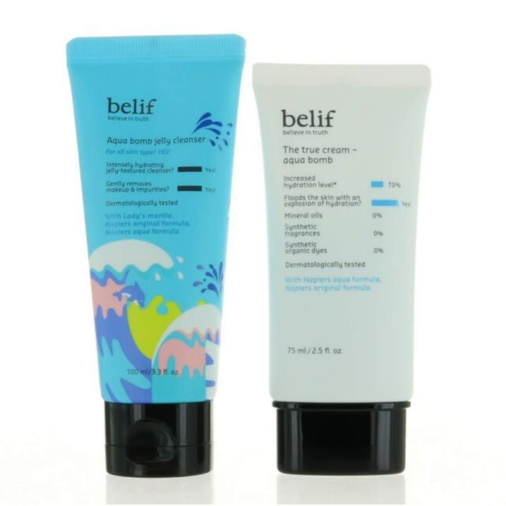 BELIF Aqua Bomb Moisturizer & Cleanser Duo