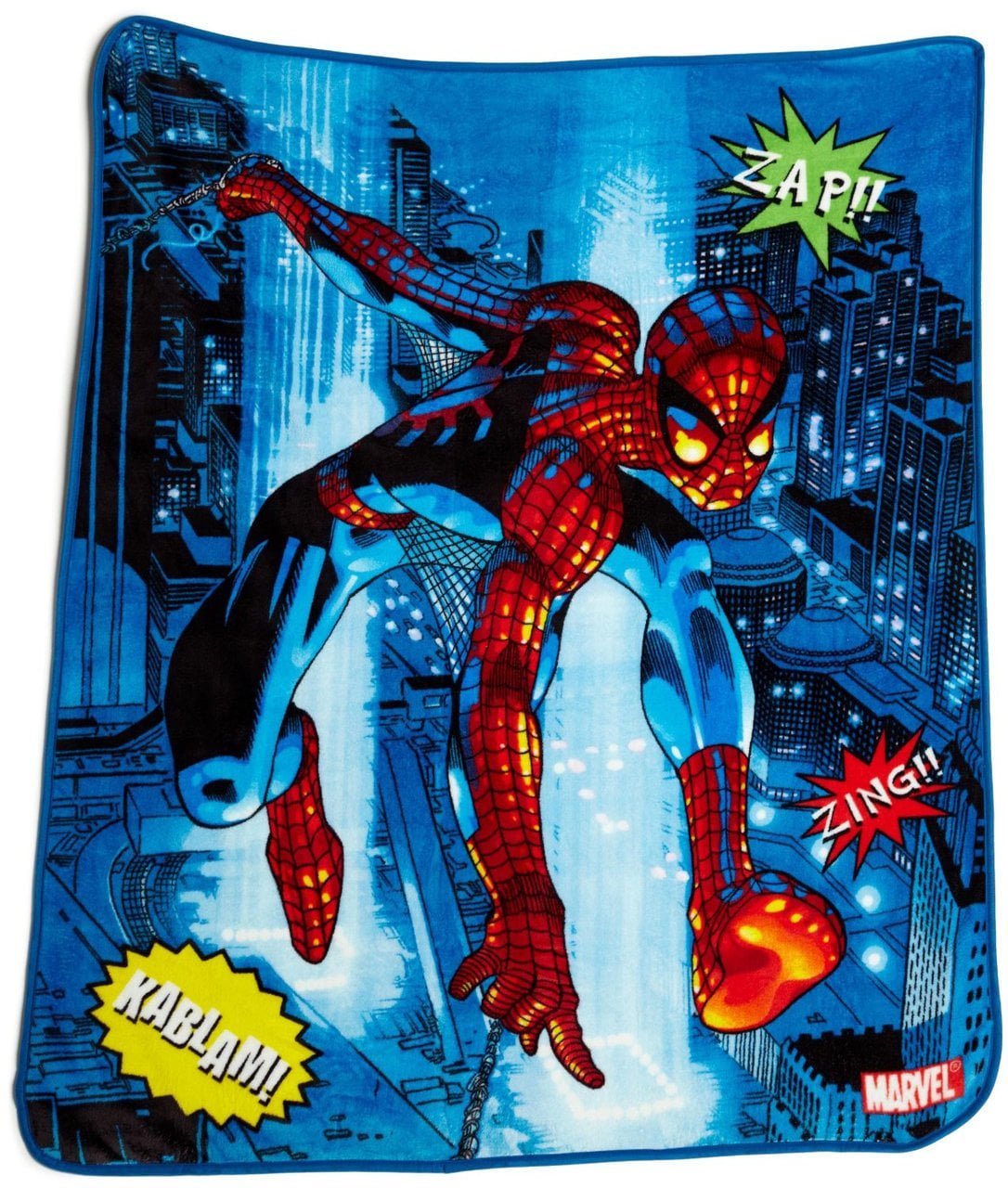 MARVEL Spiderman Comic Fleece Throw