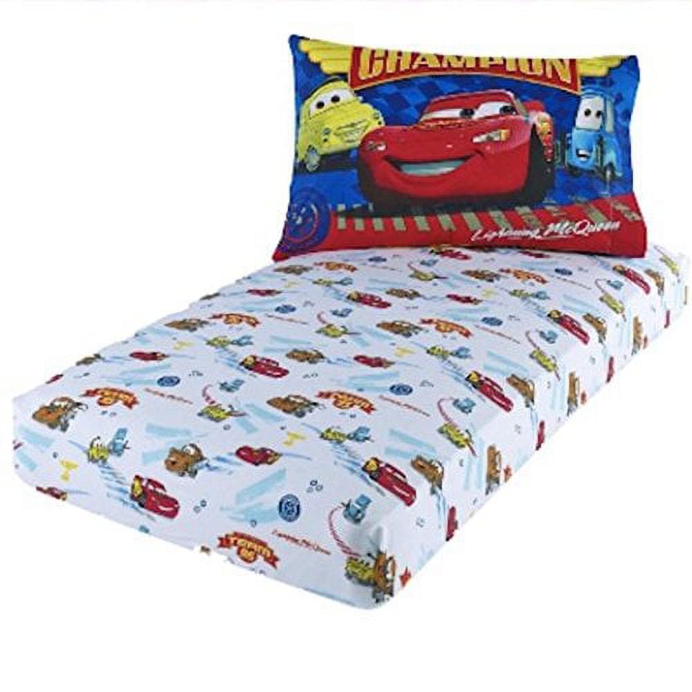 Disney Pixar Cars Lightning McQueen Toddler Sheet Set