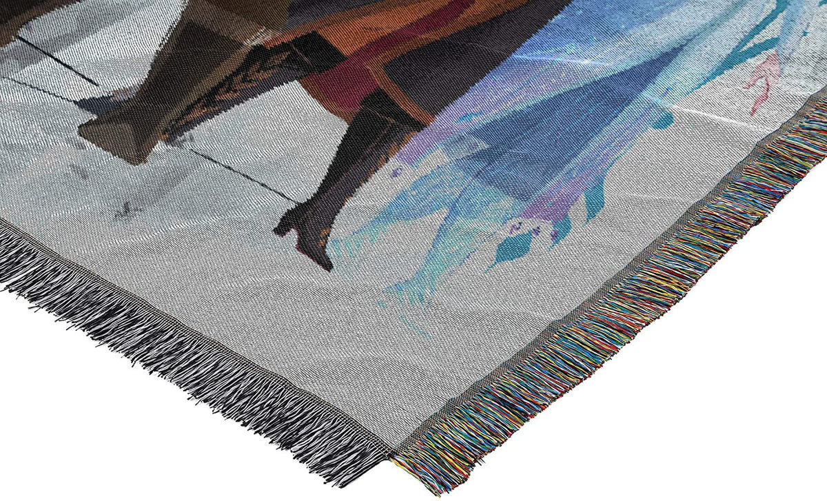 Disney Frozen, Woven Tapestry Throw Blanket, Multi Color, 1 Count