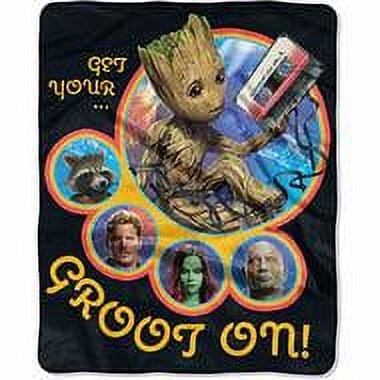 Marvel Guardians of the Galaxy Vol. 2 Get Grootin 40" x 50" Silk Touch Throw, 1 Each