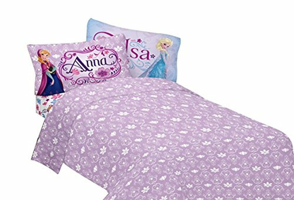 Disney Frozen Bed Sheet Set Elsa Anna Celebrate Love Bedding