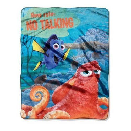 Disney Pixars Finding Dory No Talking 40 x 50 Silk Touch Throw