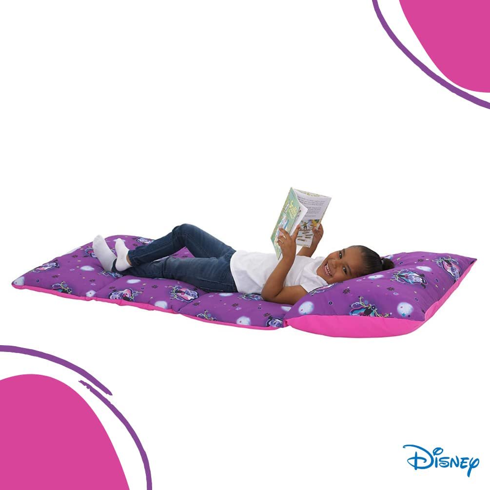 Disney Vampirina Deluxe Toddler Nap Mat, 26" X 62", Easy Fold Purple, Pink Girls
