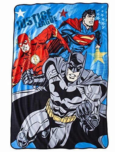 Justice League Micro Raschel Blanket - 62" X 90"