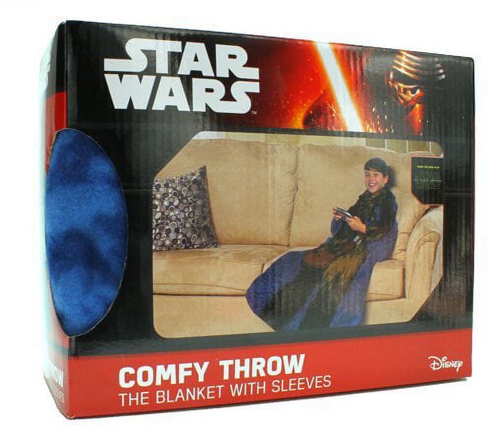 Star Wars The Force Awakens Chewbacca Youth Comfy Throw with Sleeves, 48" x 48"