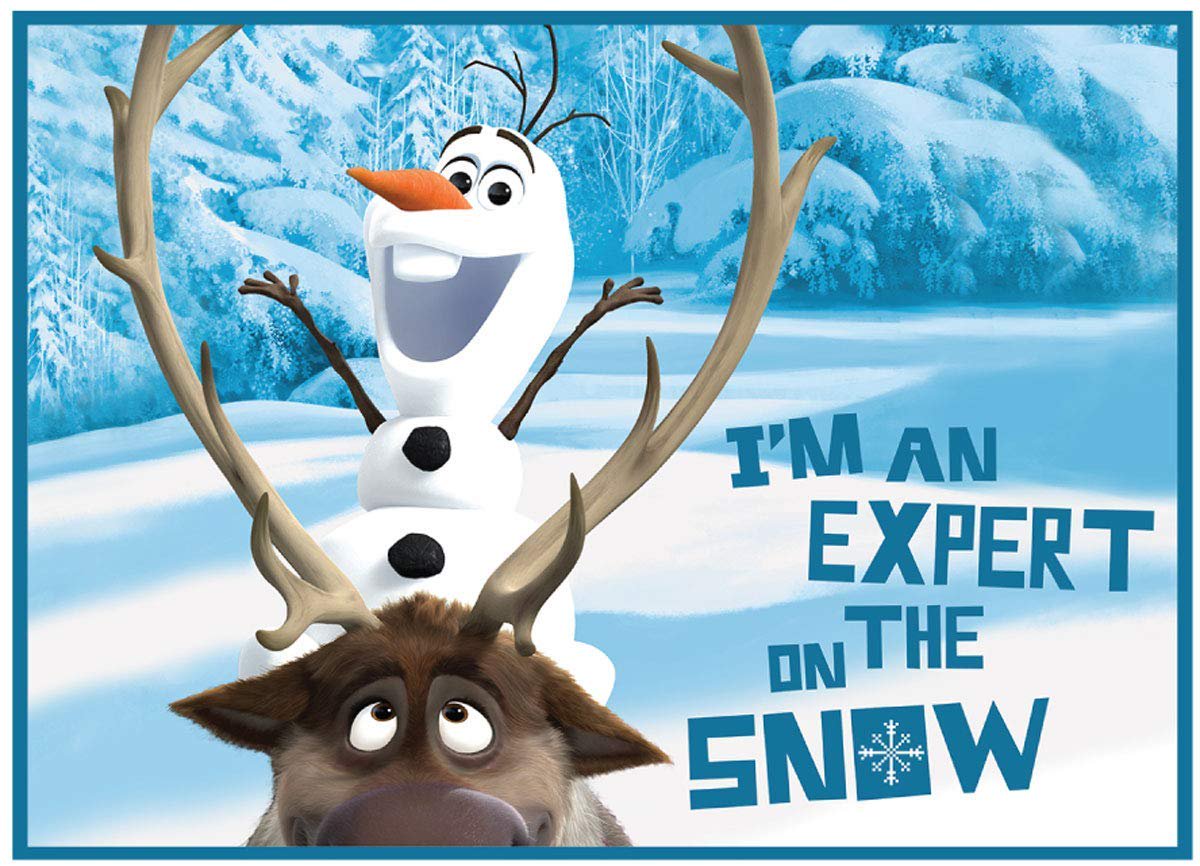 Disney Frozen Olaf Boys Area Rug, 40" x 56", Blue/White