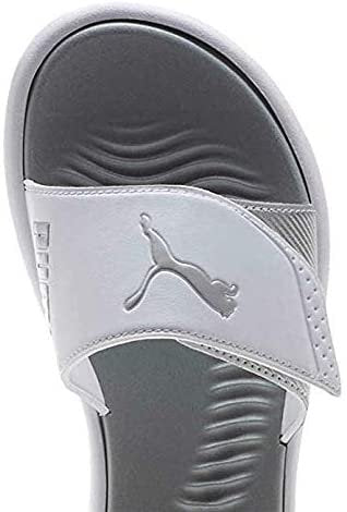PUMA Ladies' Slide Sandal (8, White)