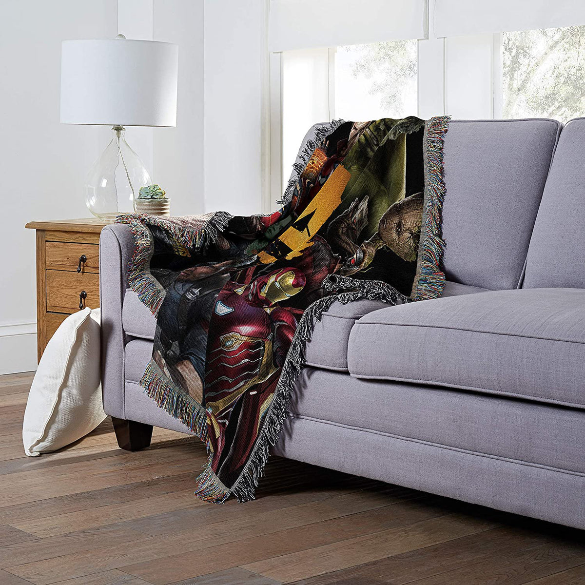 Marvel's Avengers, "Find Them" Woven Tapestry Throw Blanket, 48" x 60"