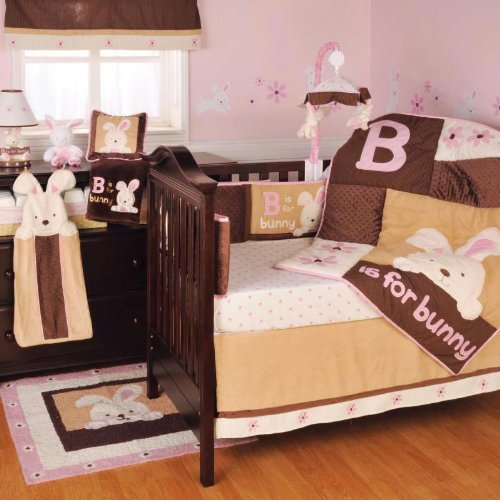 B is for Bunny - 4 Piece Crib Set