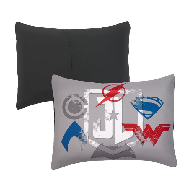 DC Comics Justice League 2 Piece Twin/Full Comforter and Sham Set