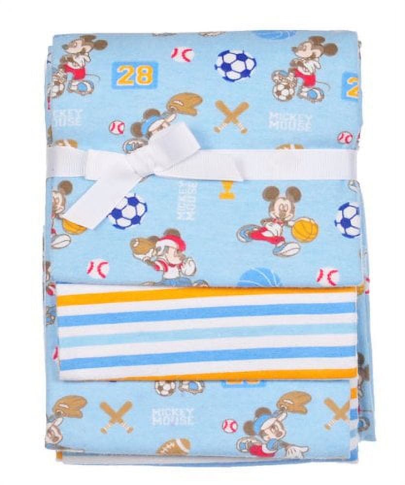 Disney Mickey Mouse 3-Pack Baby Receiving Blankets