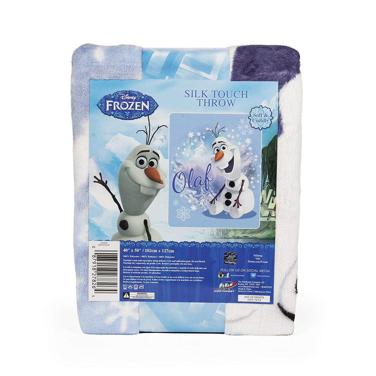 Disney Frozen Olaf Silk Touch Throw
