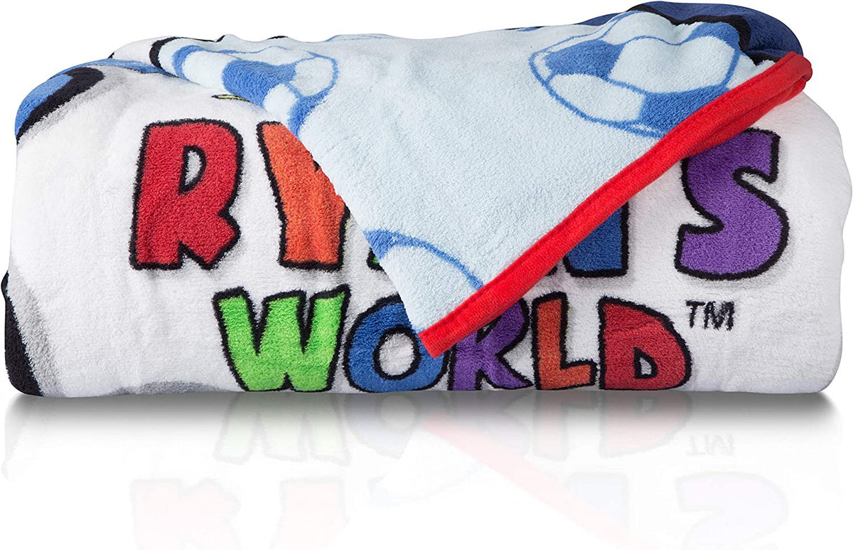 Franco Kids Bedding Super Soft Micro Raschel Blanket, 62 in x 90 in, Ryan’s World