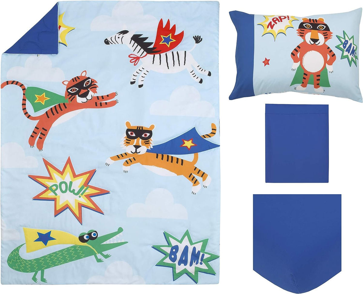 Everything Kids Under Construction 4 Piece Toddler Bedding Set