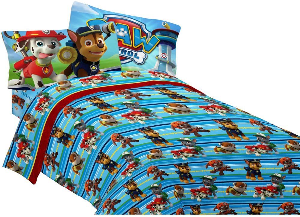 4pc Paw Patrol Puppy Hero Full Sheet Set