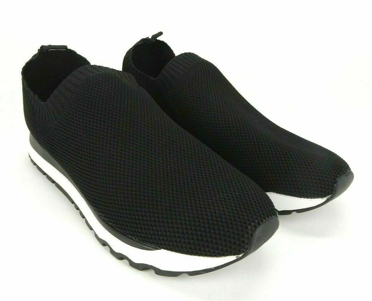 DKNY Women's Jerri-Slip On Shoes Sneakers Knit Black Size 9